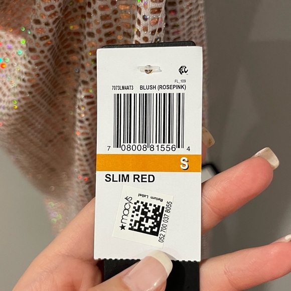 City Studio Macys Light Pink Sparkly Cowl Neck Mini Dress - Picture 4 of 5